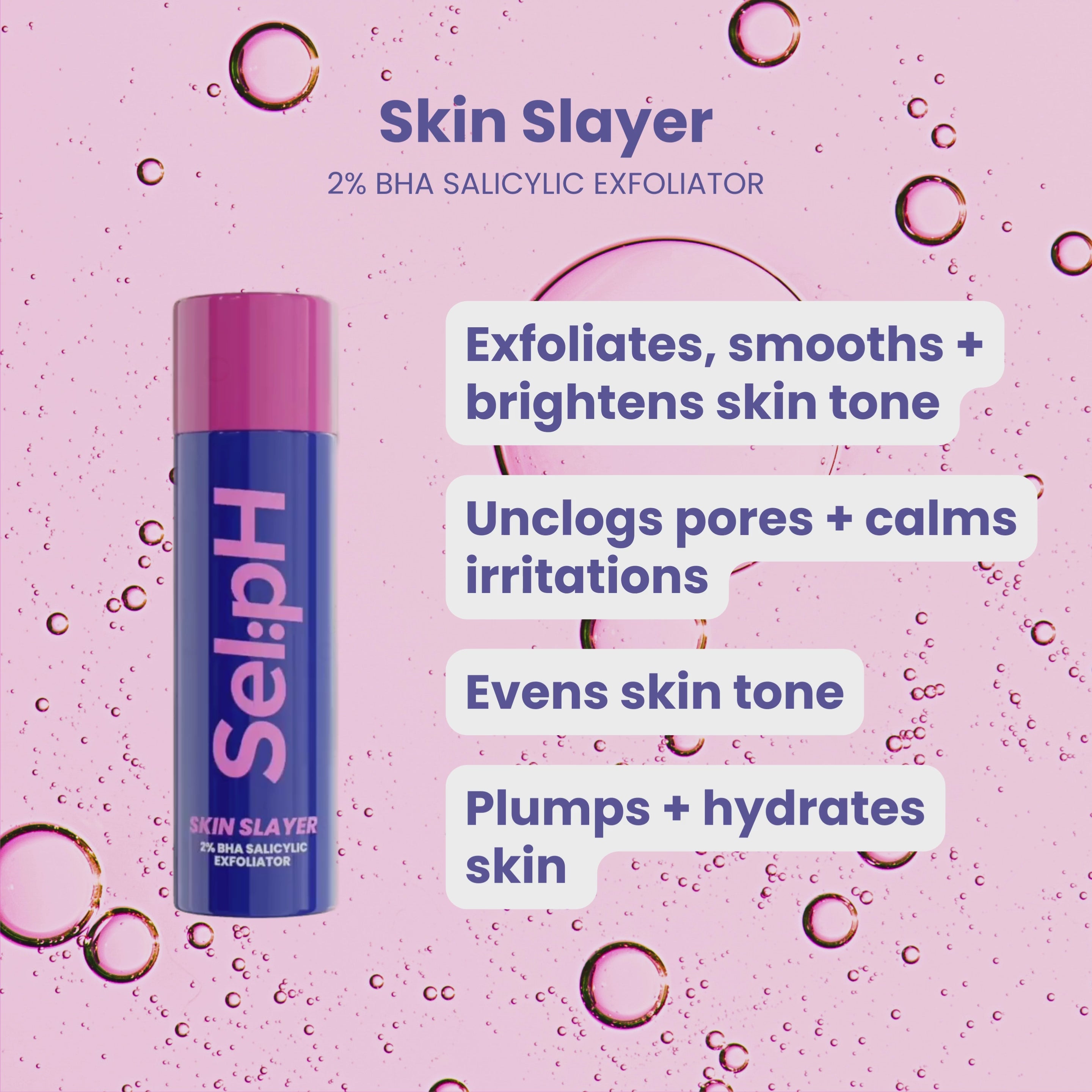 Skin Slayer 2% BHA Salicylic Acid Exfoliator For All Skin + Aloe