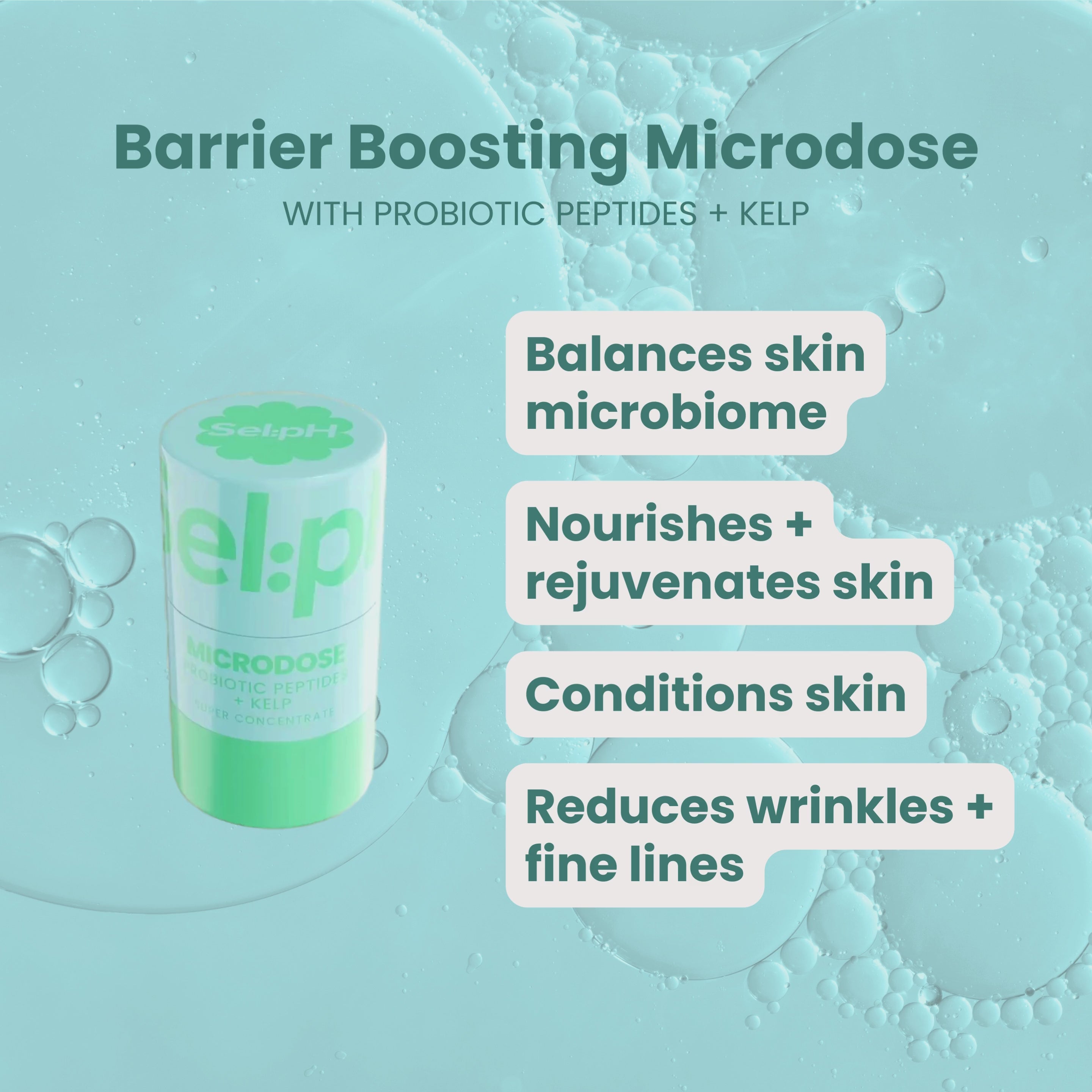 Barrier Boosting Microdose with Probiotic Peptides + Kelp