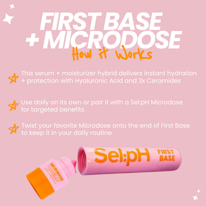 First Base +  The 3 Microdoses Bundle + Free Holographic Bag!