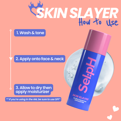 Skin Slayer 2% BHA Salicylic Acid Exfoliator For All Skin + Aloe