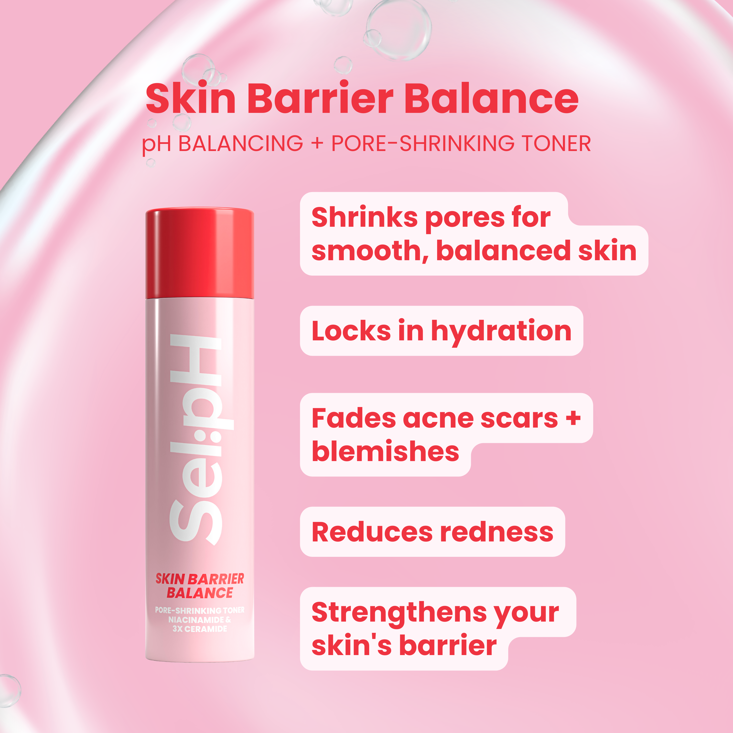 Skin Barrier Balance Toner with Niacinamide + 3 Ceramides