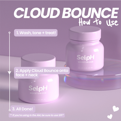 Cloud Bounce Moisturizer with Hyaluronic Acid + 3X Ceramides + Jojoba