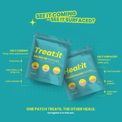 pHix It Dual Action Pimple Patch Kit: Hydrocolloid + Micro Tip Acne Patches