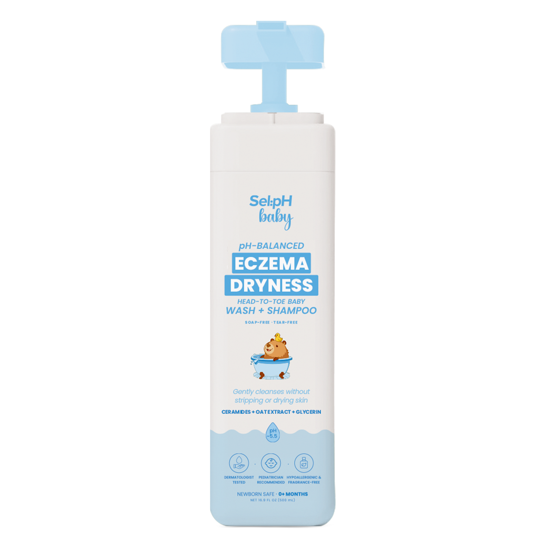 SelpH Baby Eczema + Dryness Head-to-Toe Wash & Shampoo