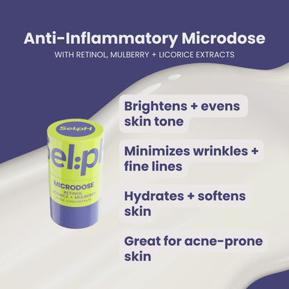 Anti-Inflammatory Microdose with Retinol + Licorice + Mulberry Extracts