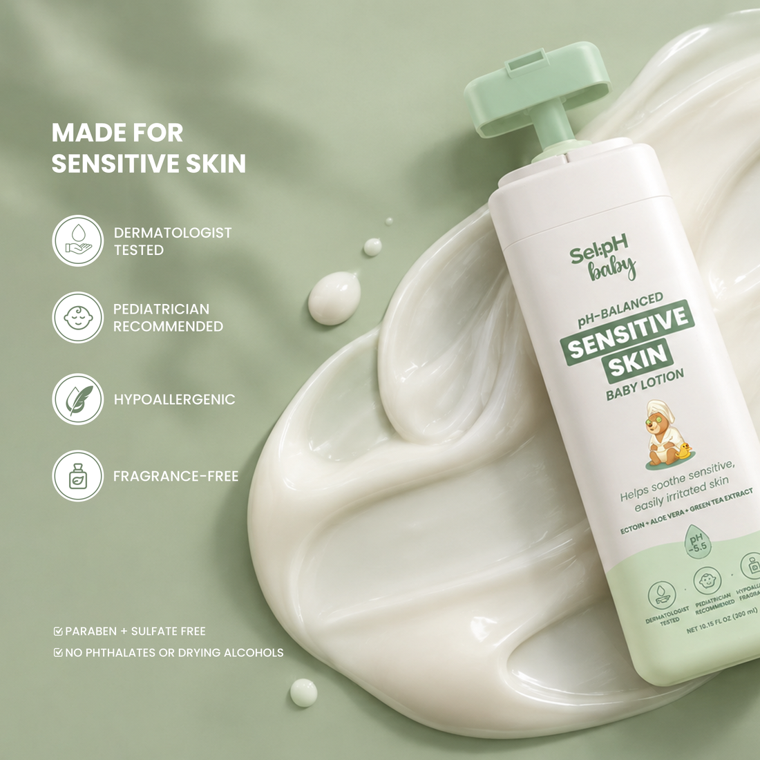 SelpH Baby Sensitive Skin Body Lotion