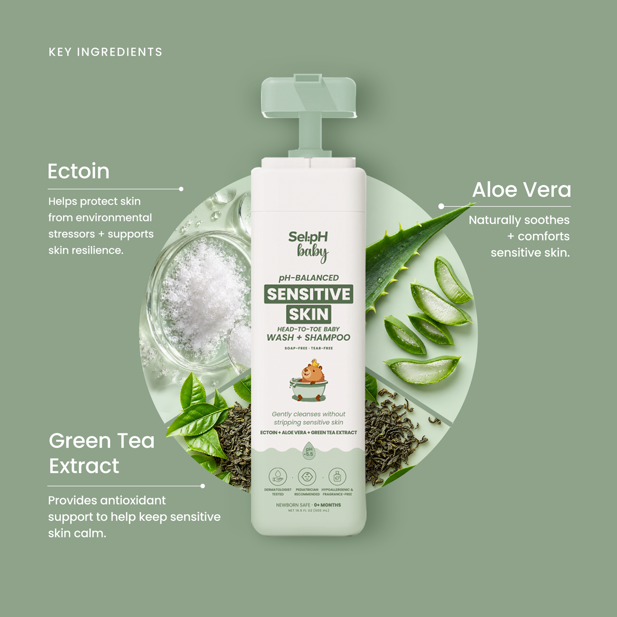 SelpH Baby Sensitive Skin Head-to-Toe Wash &amp; Shampoo
